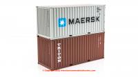 4F-028-051 Dapol 20ft Container Twin Pack - Maersk and Triton